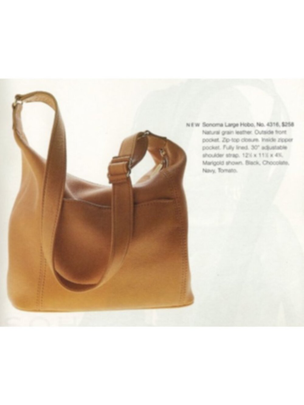 Coach Vintage - Sonoma Pocket Zip Natural Grain Bag 4924 -Marigold - Costa Rica - Picture 14 of 14